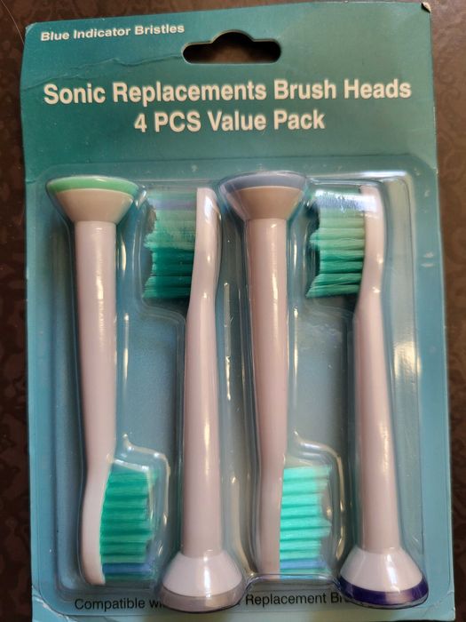 Końcówki do szczoteczki Philips Sonicare z metalowymi pierścieniami