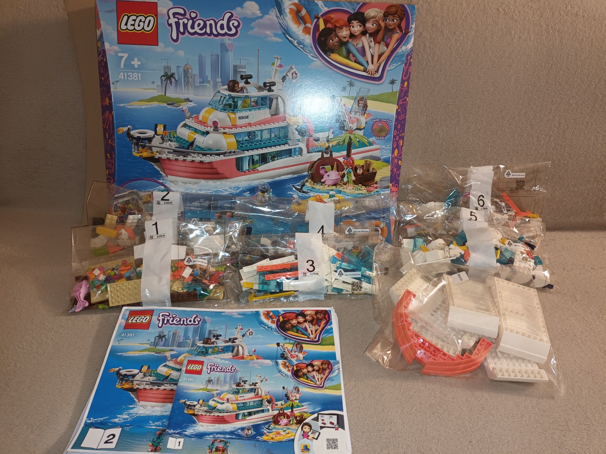 Lego Friends łódź ratunkowa