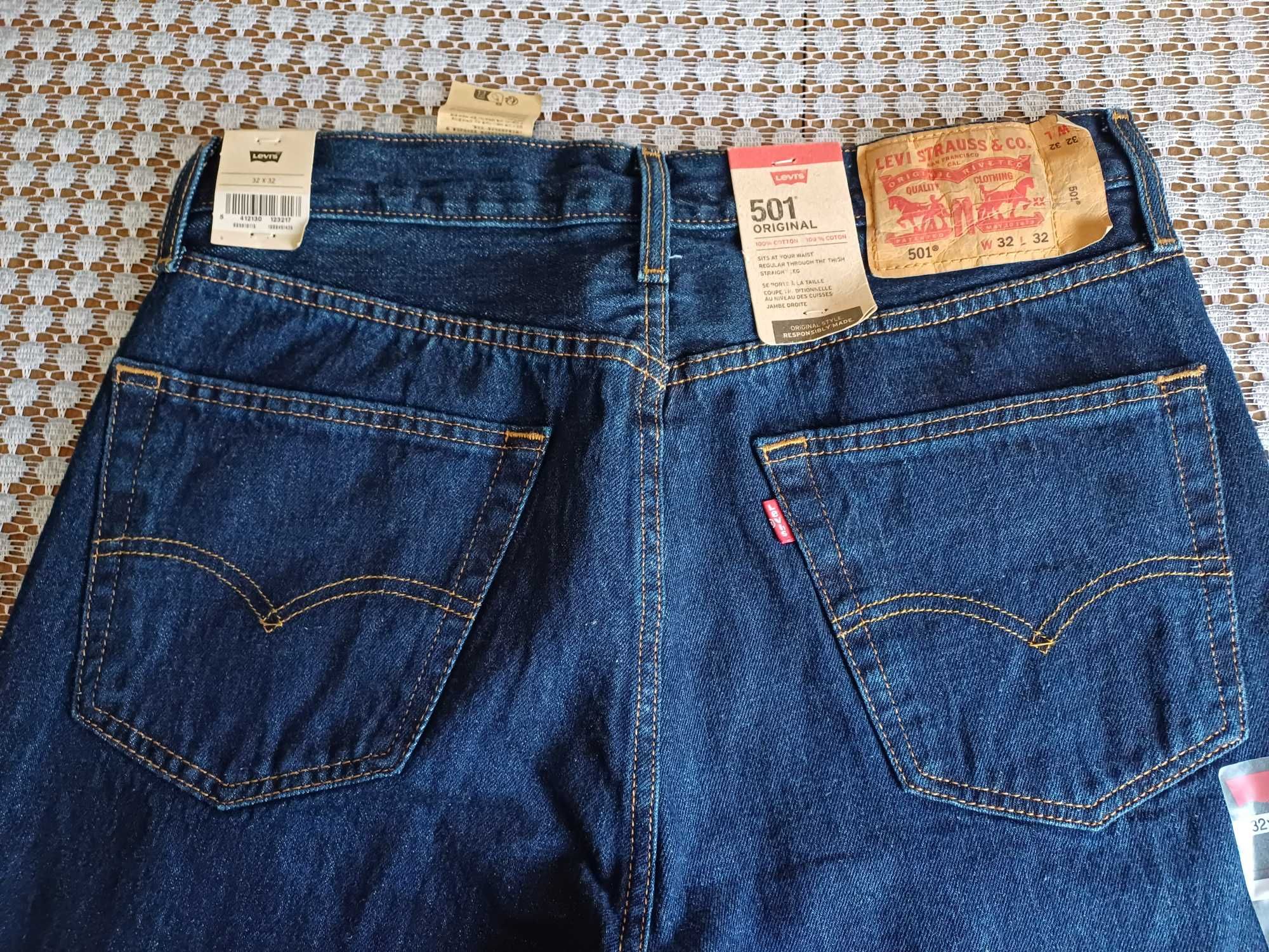 Spodnie męskie Levis 501 - nowe.