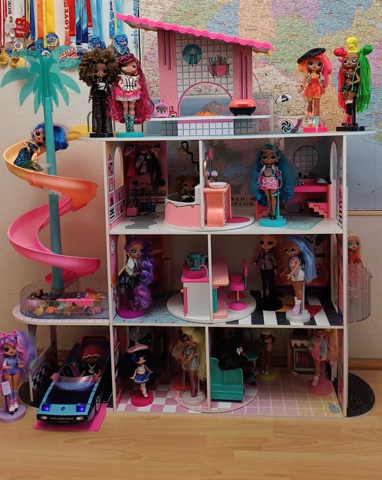 Будиночок Suprise Lol OMG , ляльки та машина одним лотом