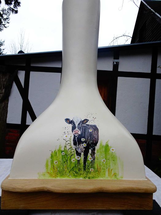 okap kuchenny,okap prowansalski,okap retro,malowany okap,kolorowy okap