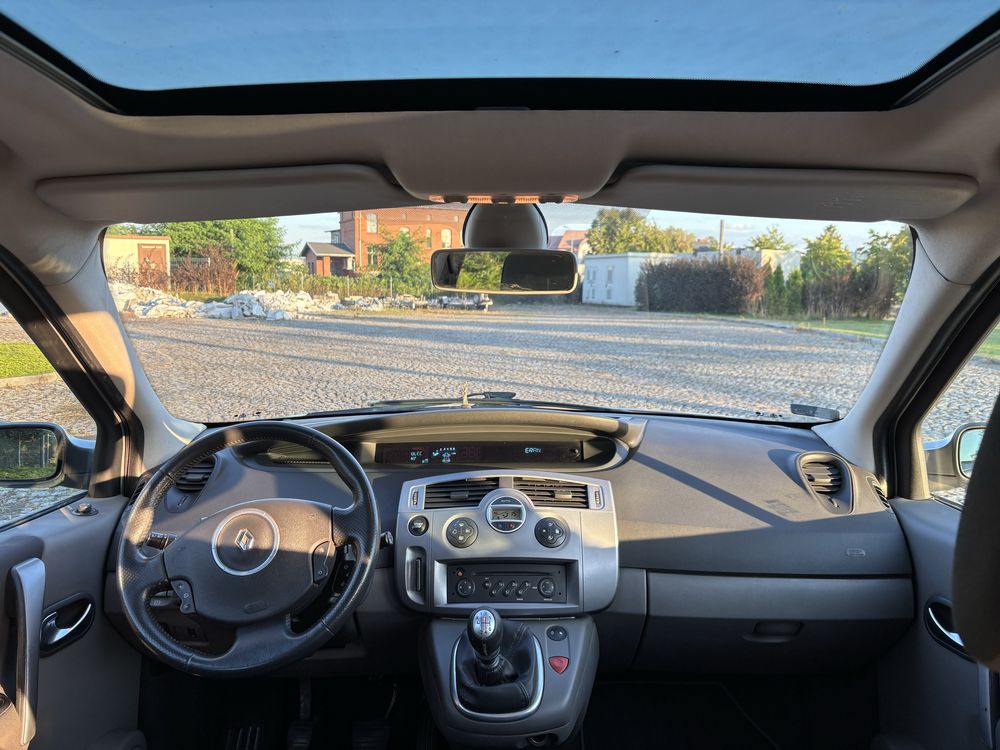 Renault Scenic II fl 2007r. Panorama Klimatronik 153 tyś km StanBdb