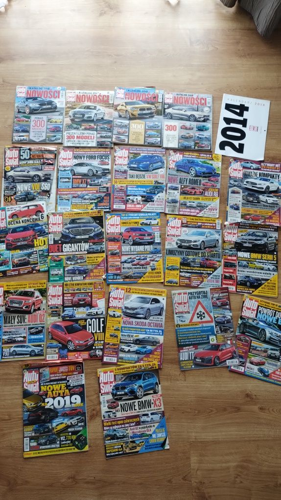 Gazety Auto Świat od 2015 roku do 2018 roku