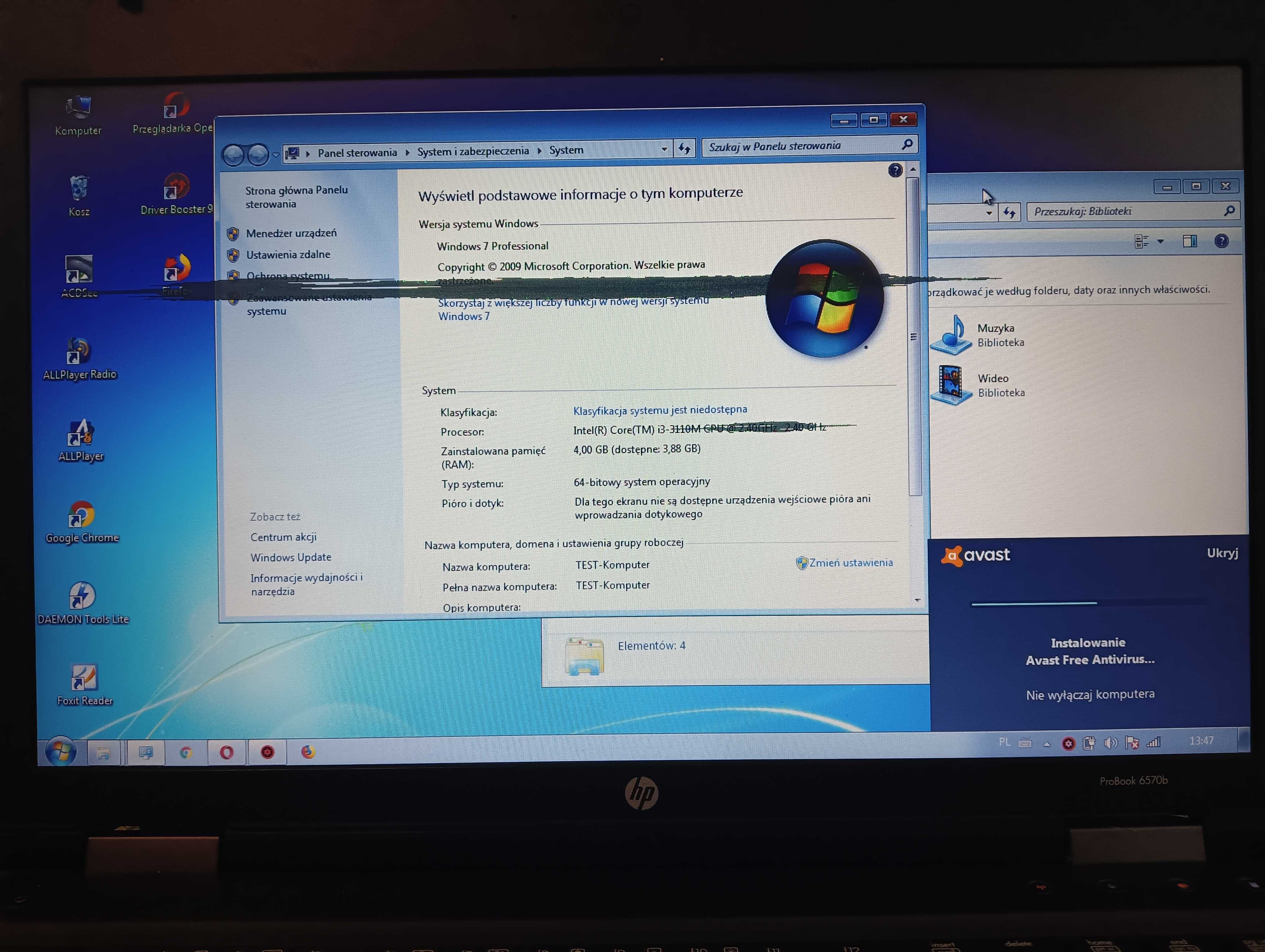 Tani laptop HP 650 G2: i3 2,3 GHz, 4GB DDR4, 128GB SSD