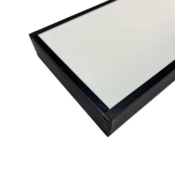 Підвісний лінійний світильник LED 58W 5000К 120х15см на тросах чорний