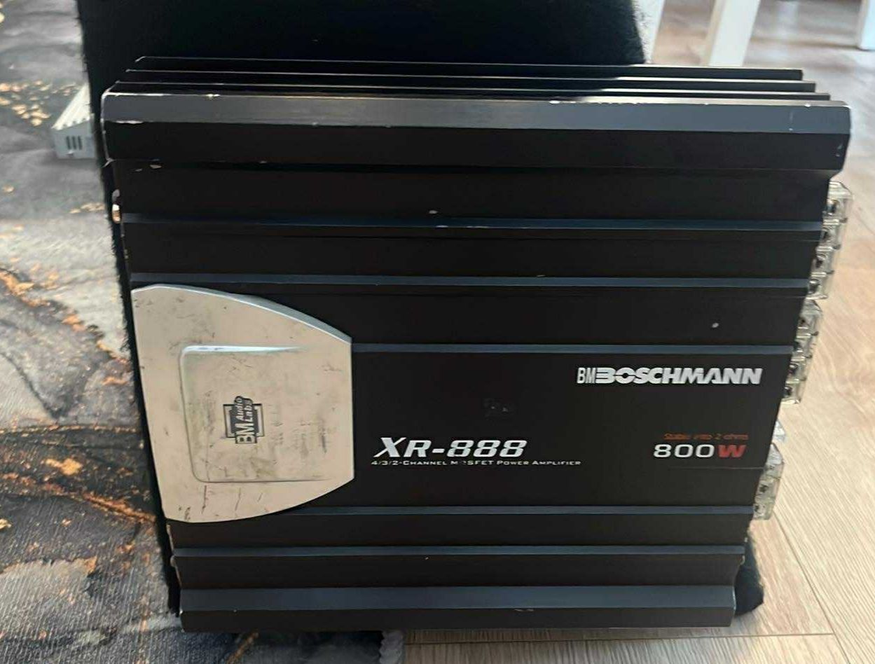 Subwoofer Skrzynia Basowa PIONEER 1200w  + Wzmacniacz BOSCHMANN XR-888