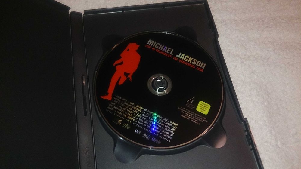 michael jackson (live in bucharest - the dangerous tour) dvd