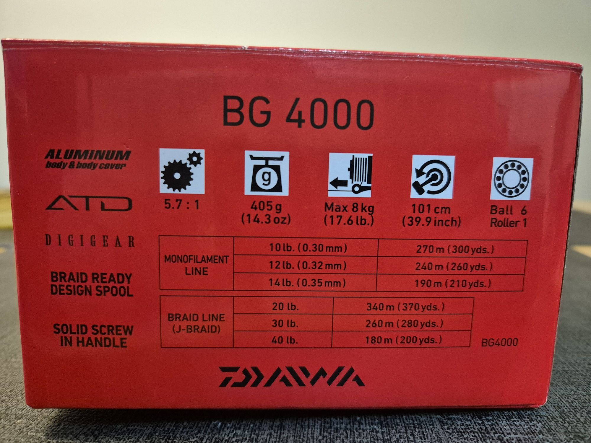 Kołowrotek Daiwa BG 4000 //Nowy//