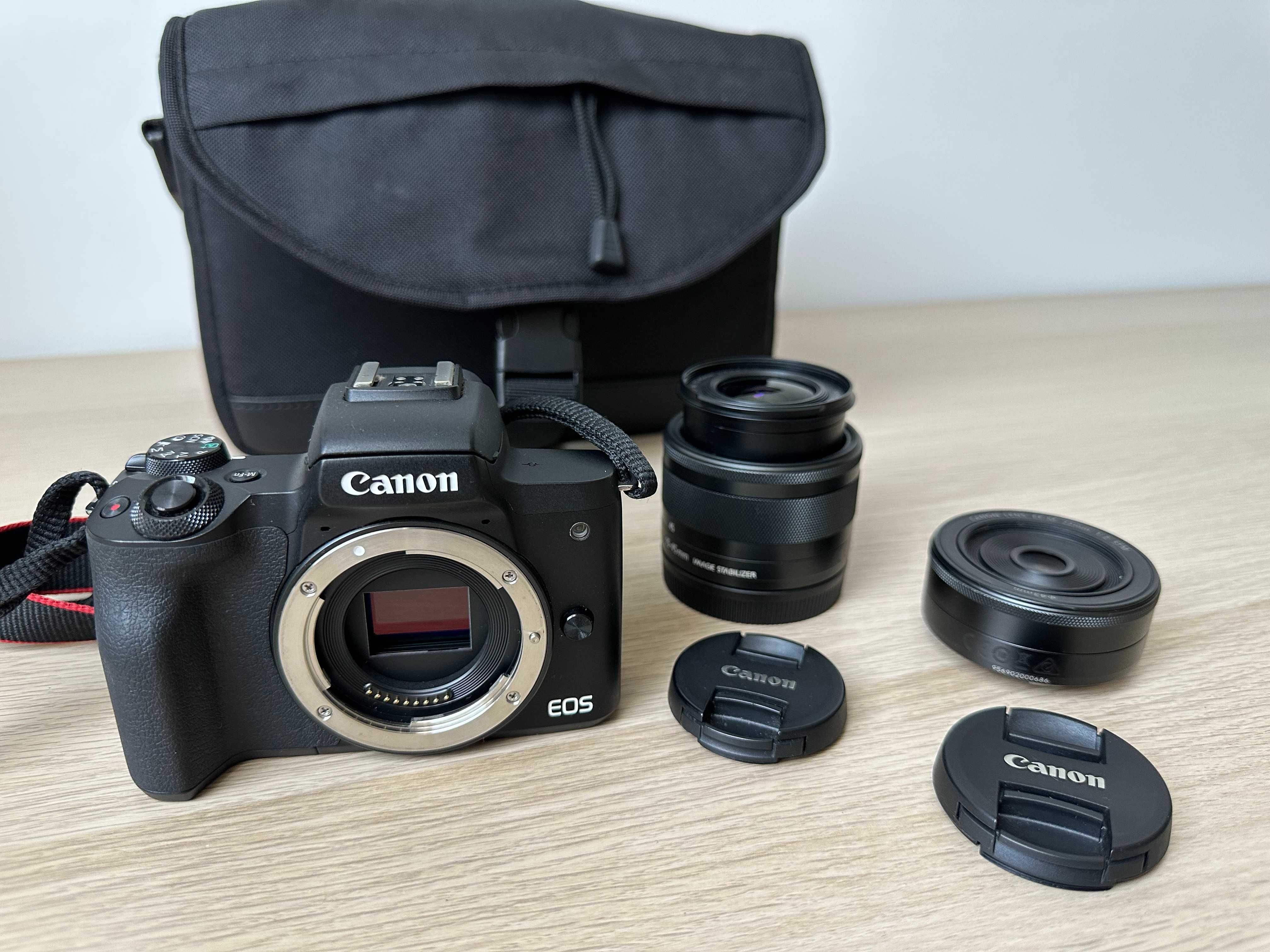 Canon EOS M50 + obiektyw EF-M 22mm f/2 STM