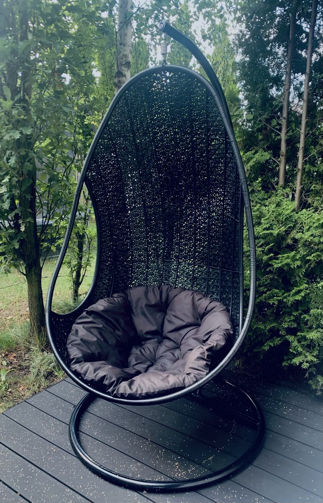 Fotel ogrodowy bujany gniazdo fotel wiszący