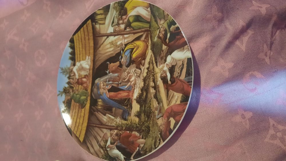 Prato vista alegre festa de natal