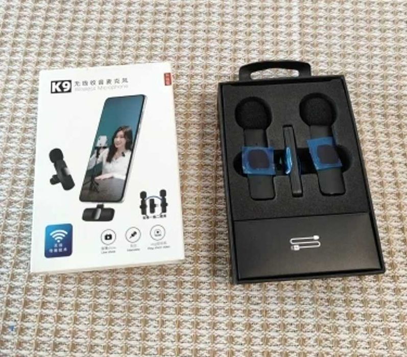 Набор 2в1 мікрофон петличка - супер радіо микрофон на 20 м