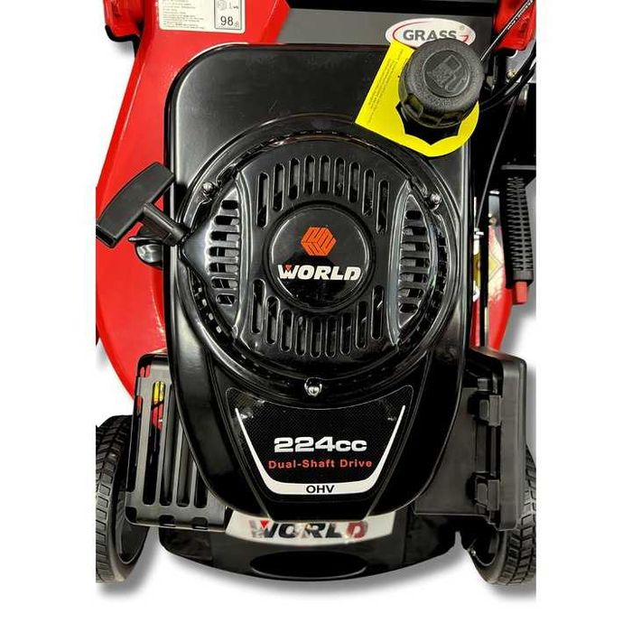 Kosiarka WORLD GRW530S RATO 224CM3 WAŁ KARDANA 3 biegi ALUMINIUM napęd