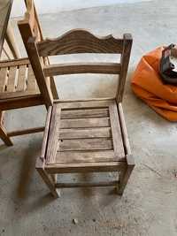 cadeira de madeira de jardim