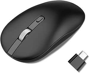 cimetech Mysz bezprzewodowa, 2,4 GHz, ergonomiczna, z odbiornikiem USB