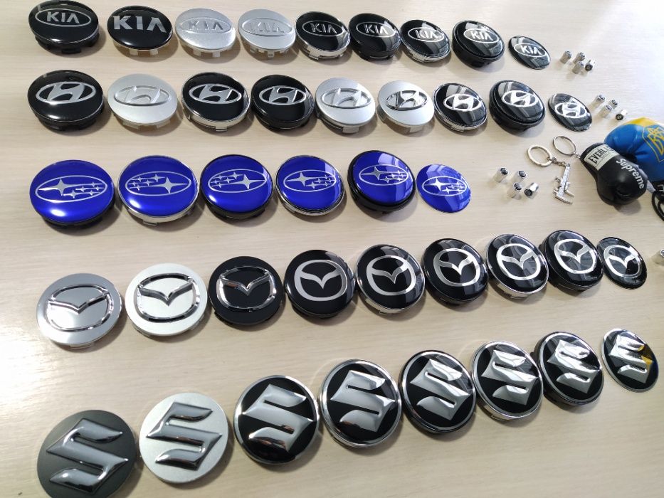 Колпачки/Эмблемы/Заглушки в диски KIA/Hyundai/Subaru/Mazda/Suzuki