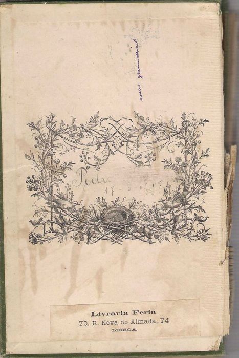 Livro antigo de 1905 - estudo do inglês