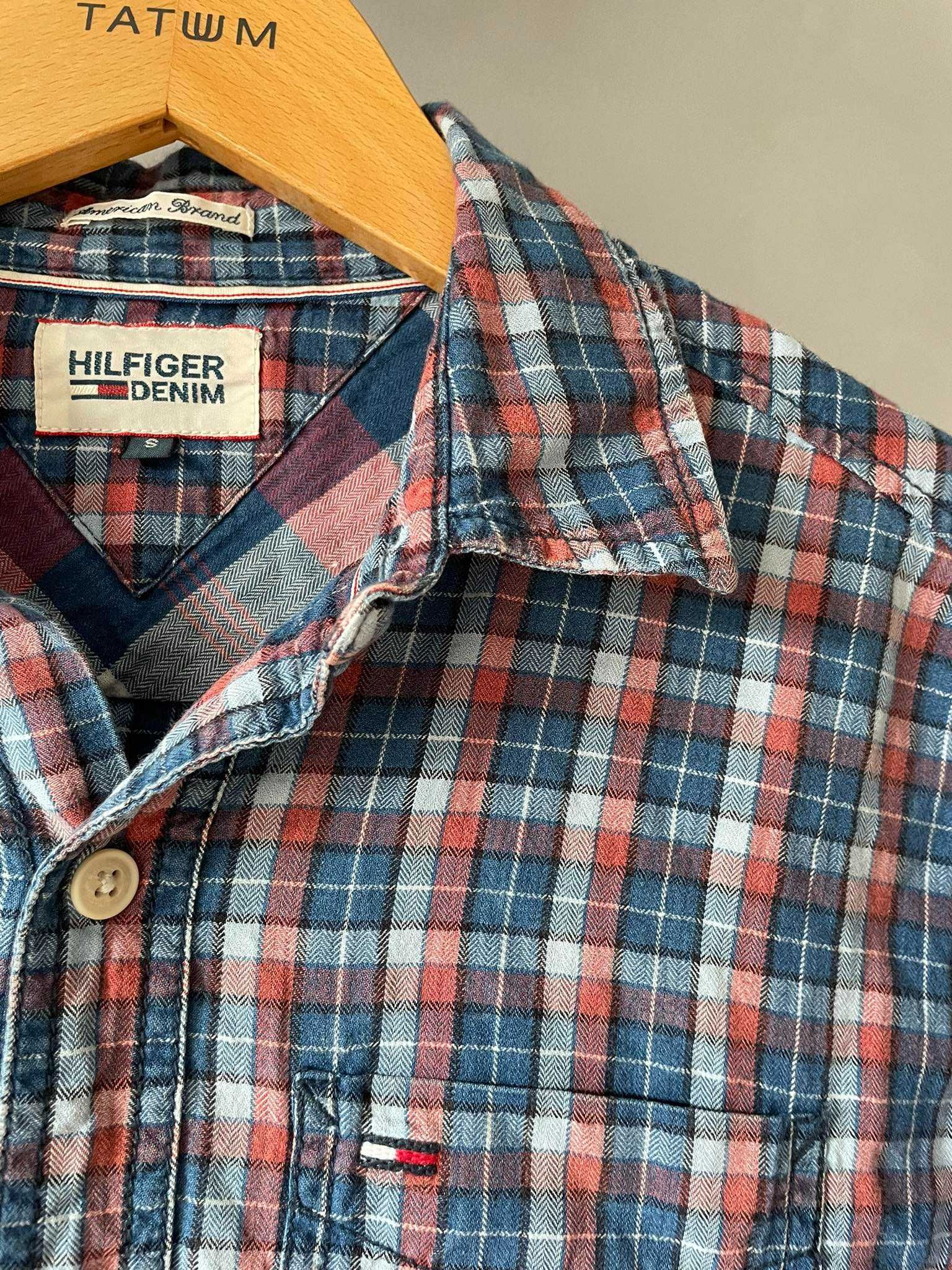 Flanelowa koszula w kratkę Tommy Hilfiger S