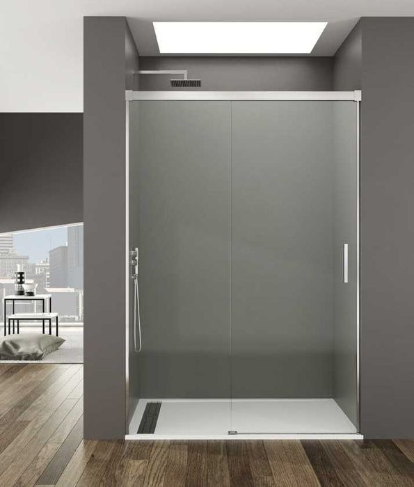 Painel de duche frontal com 1 porta corrediça com 1.80x1.90m