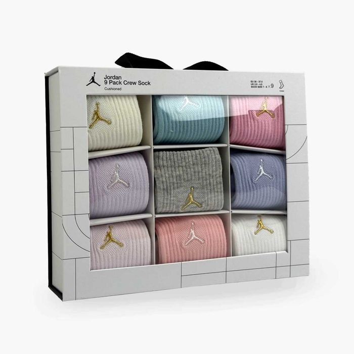 Подарунковий Box з шкарпетками Jordan JHN HOL 9PK |BJ0810-782| Оригін