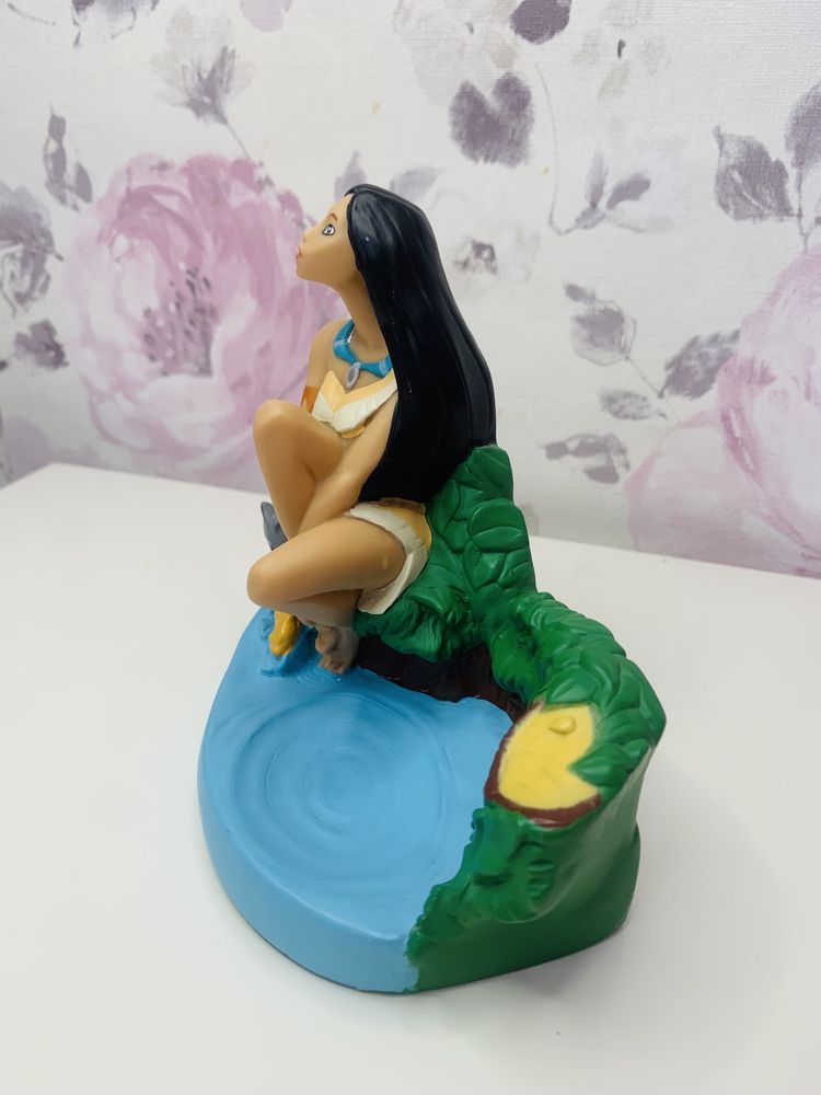 Figurka, mydelniczka Pocahontas vintage Disney