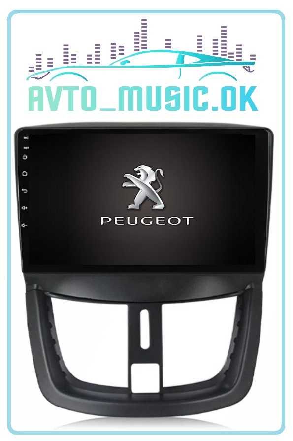 Магнітола Peugeot 207 Android, Qled, USB, GPS, 4G, CarPlay!