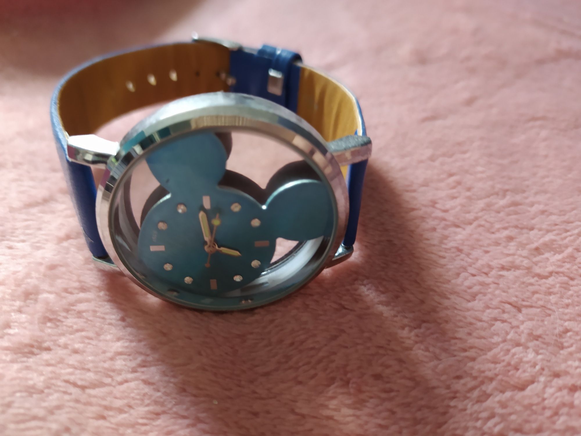 Zegarek Myszka Mickey Miki niebieski Disney