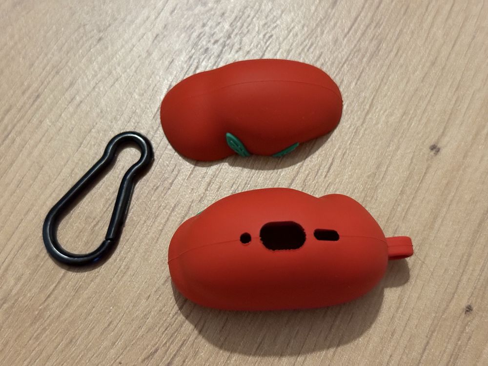 Etui Airpods 4 silikonowe pomidor czerwone