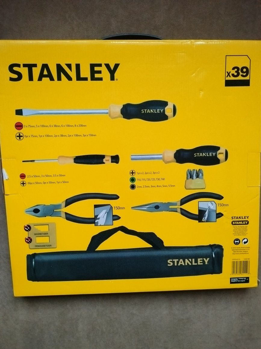 Stanley zestaw 39 narzędzi śrubokrętów