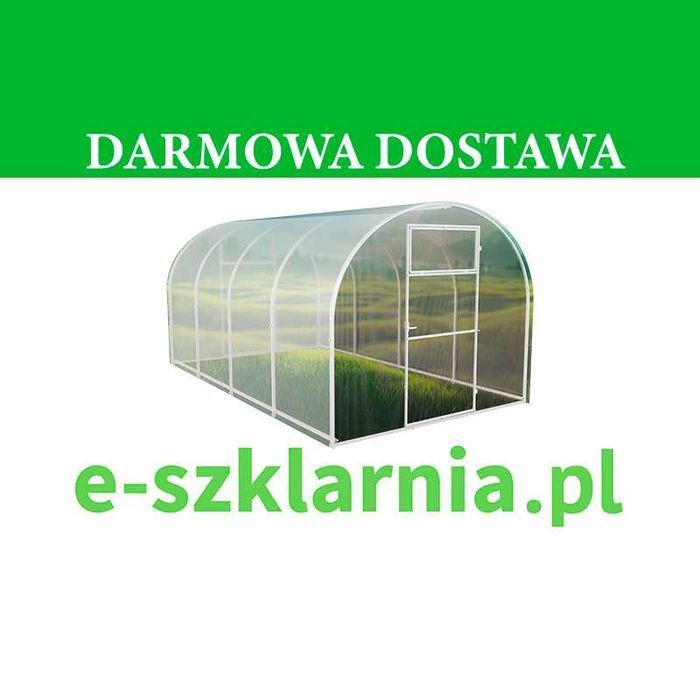 Szklarnia z poliwęglanu Tunel 2,4x2-8m profile 20x20 POLIWĘGLAN 3-6mm