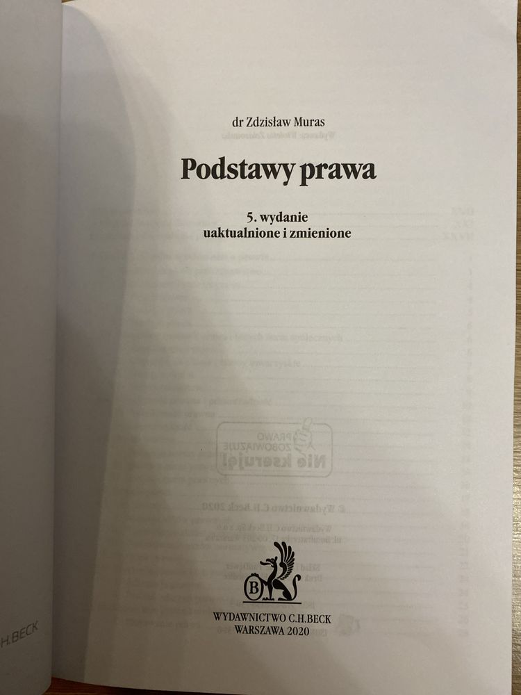 Podstawy prawa Beck