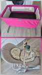 Conjunto Chicco: berço Next 2 me e espreguiçadeira