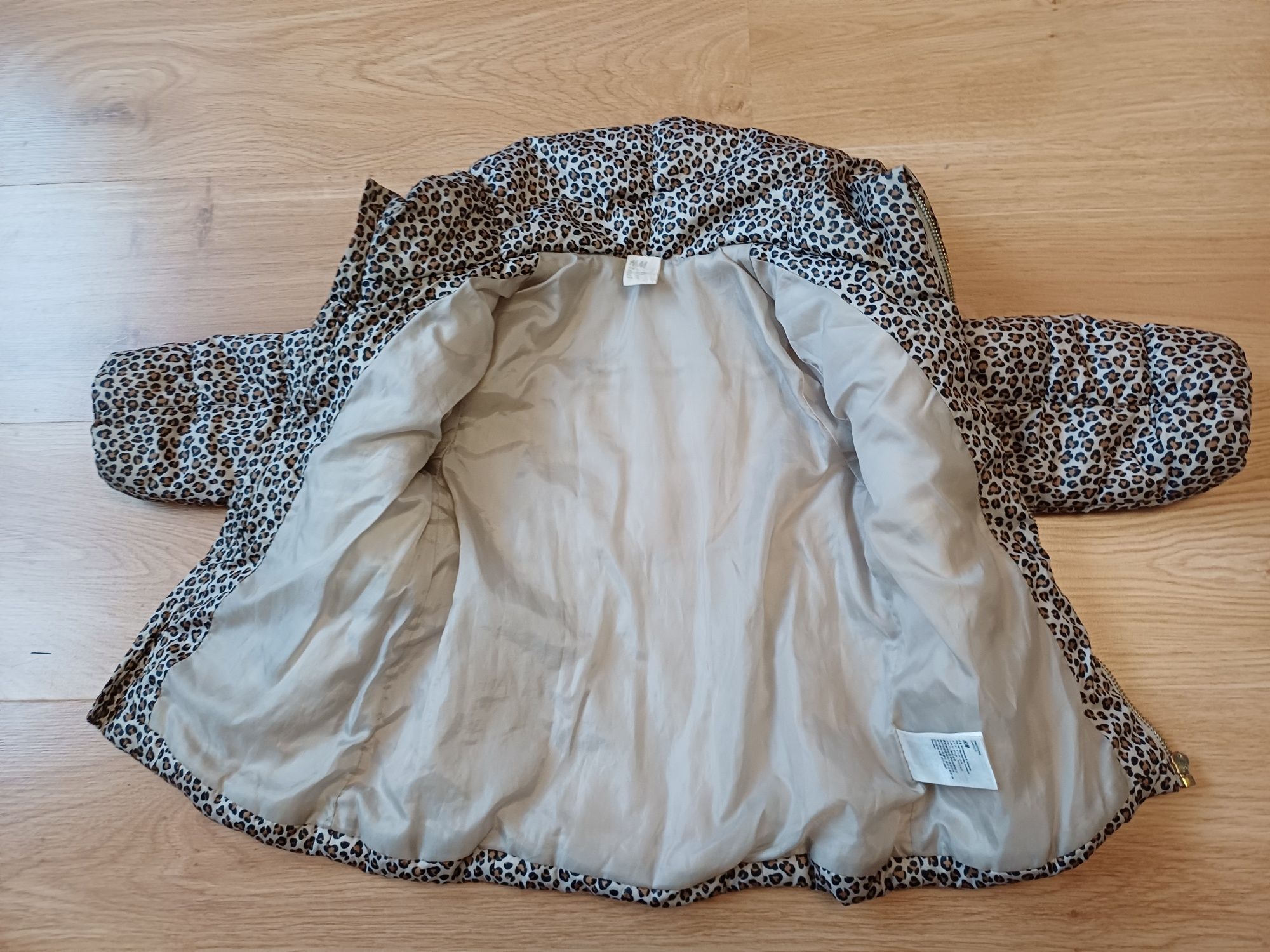 Płaszczyk wiosenny H&M r.86 panterka