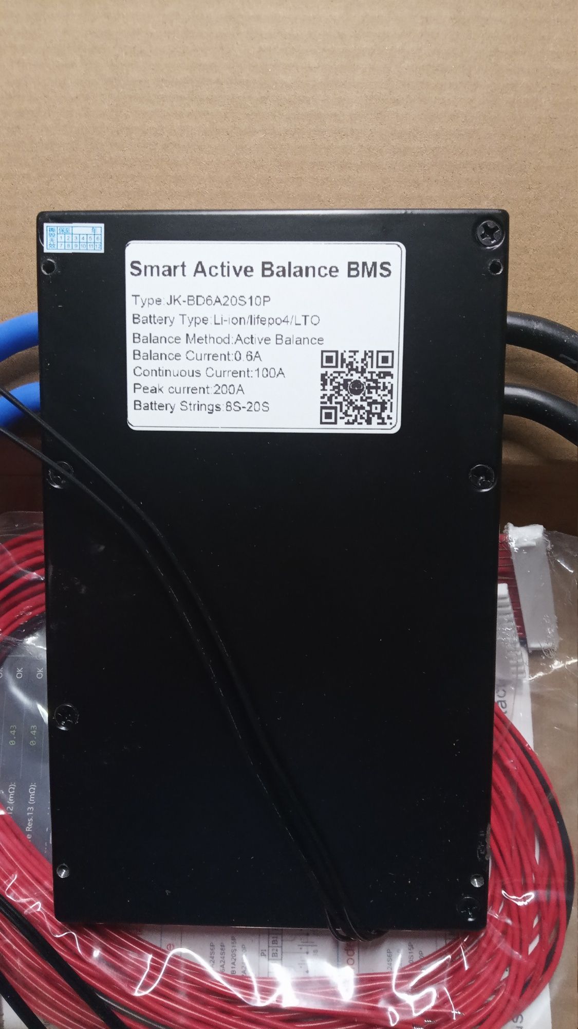 BMS aktywny 8s-24s 100A z balanserem JK