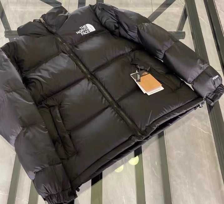 "Kurtki zimowe" The North Face 1996 Retro Black Jacket-Roz XL
