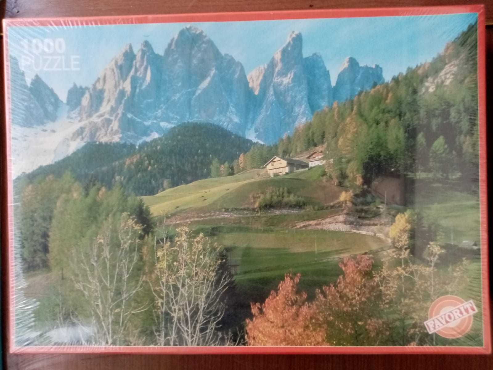 puzzle: 1000 peças, imagem dos Alpes, selado