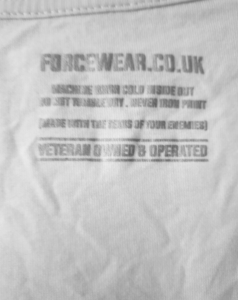 Force Wear koszulka T-shirt męski UK Buldog Organic Nature