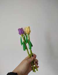 NOWE tulipany klocki jak lego bukiet 40461