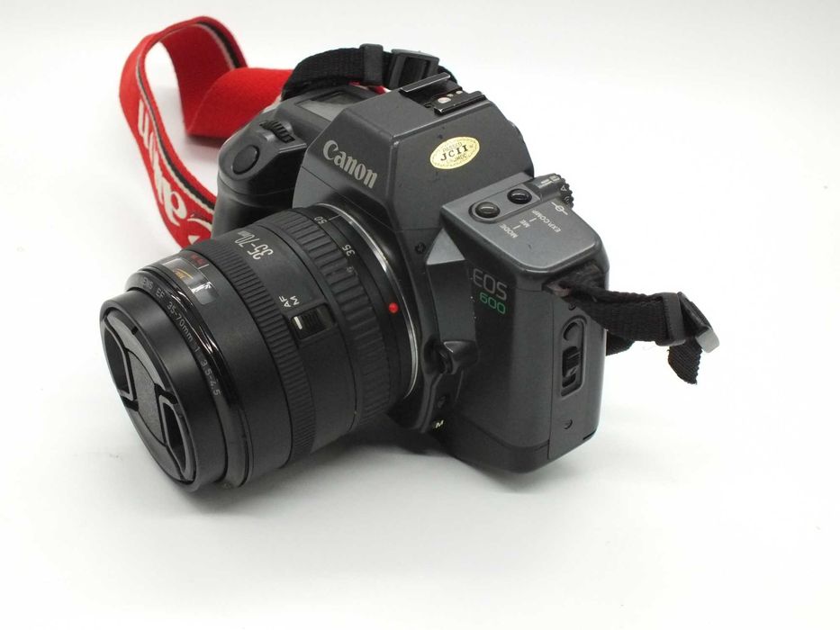 Lustrzanka analogowa Canon eos 600, nowa bateria