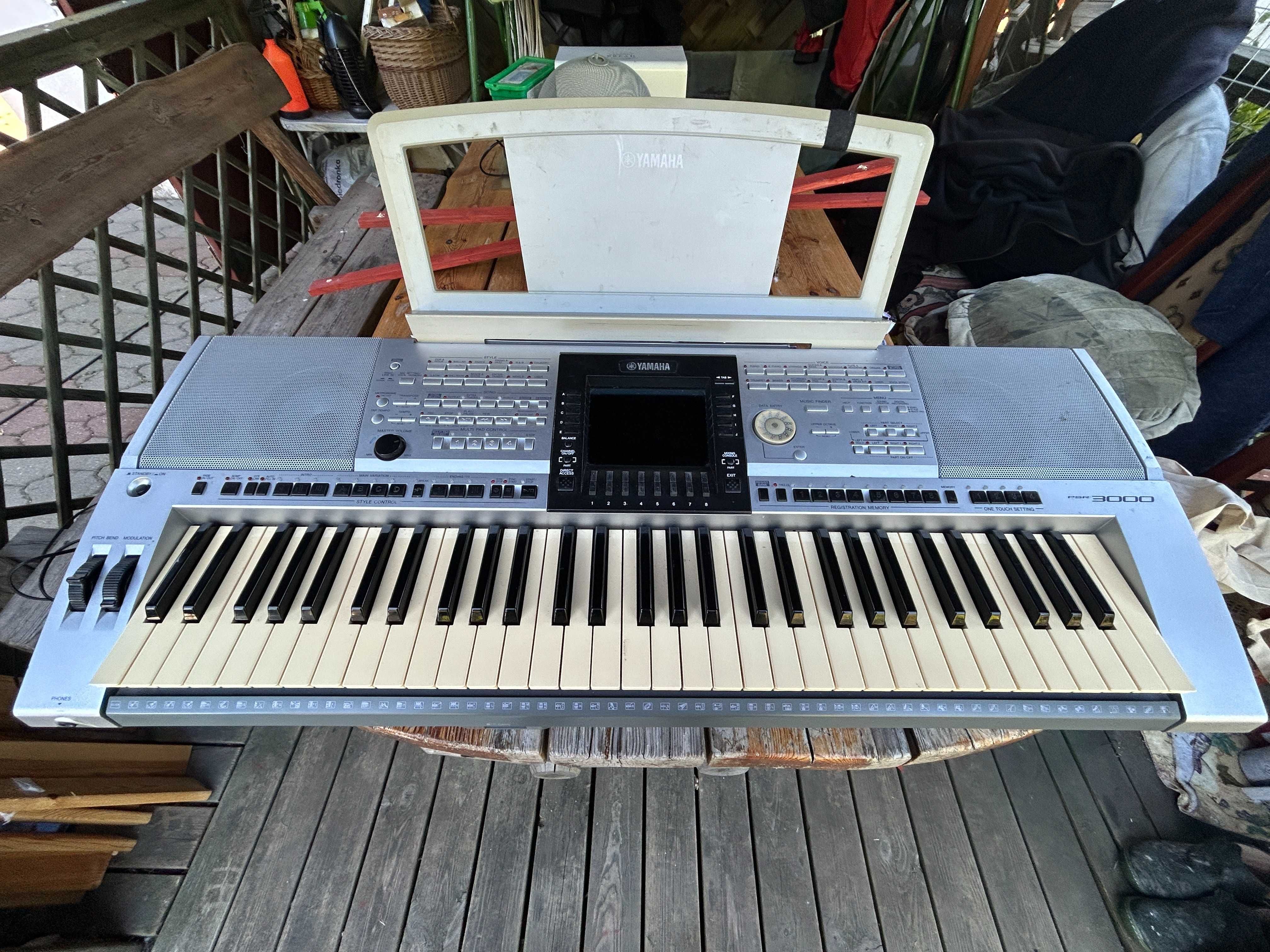 Syntezator Keyboard Yamaha PSR3000 , organy.