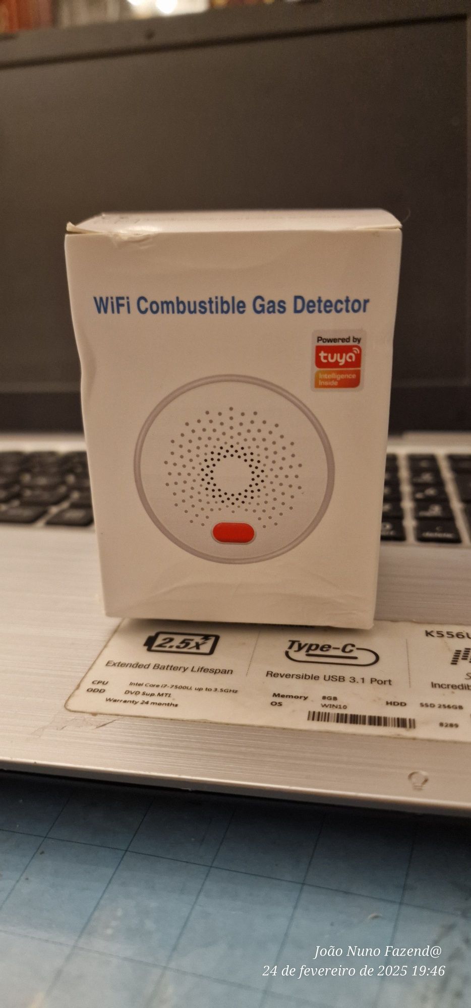 Sensor de gás  .