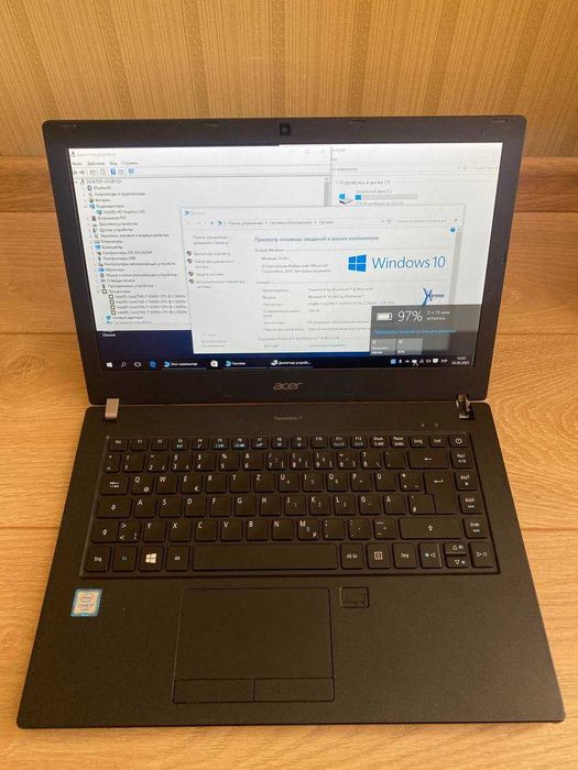 Ноутбук Acer TravelMate P449-M (i7-6500U 4x2.5GHz, 8gb, SSD 256gb)