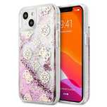Etui Guess Peony Liquid Glitter Na Iphone 13 Mini - Różowe