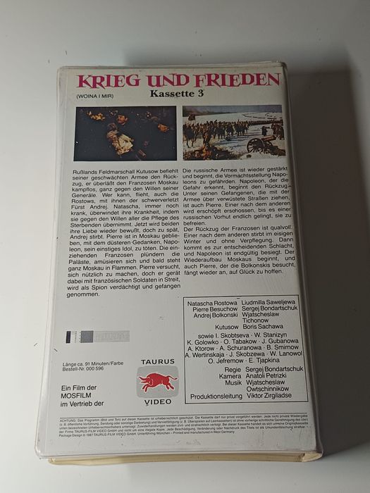 Vhs original krieg und frieden