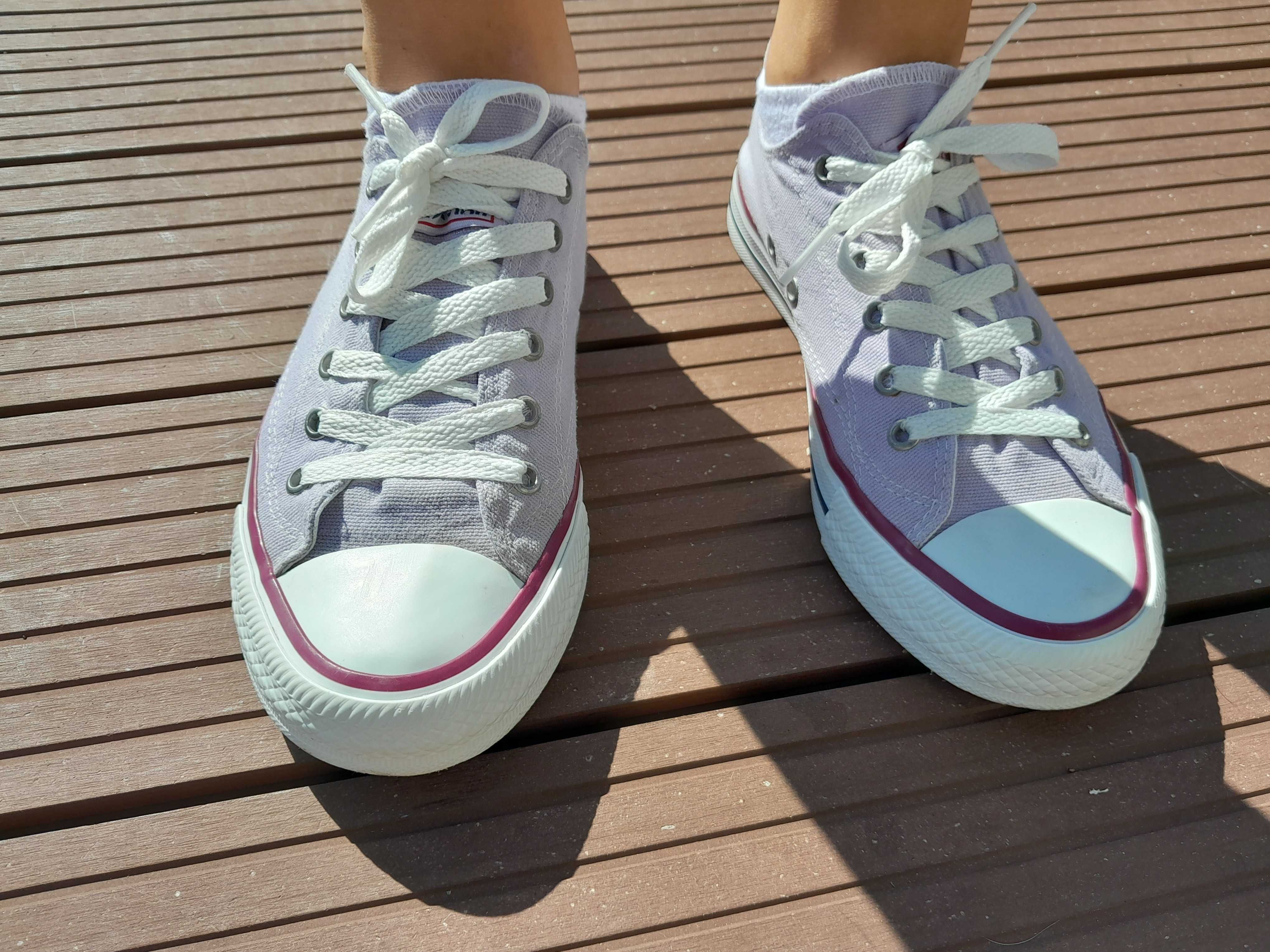 Converse fioletowe