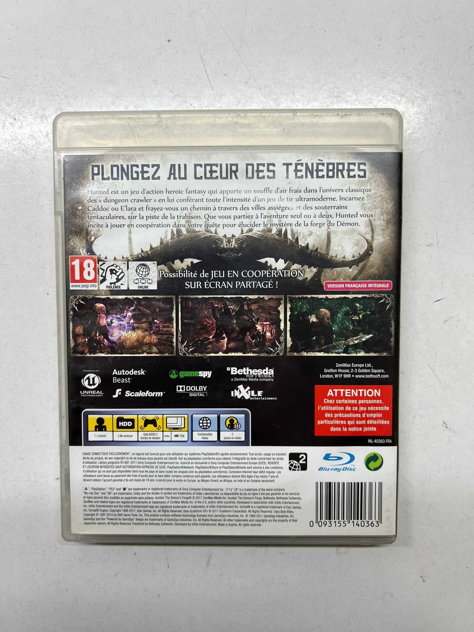 PS3 - Hunted - The Demon's Forge