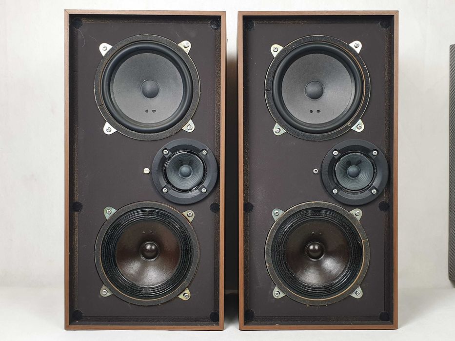 AERA Rundfunk 3 drożne kolumny Vintage HiFi Box Germany DIN 45500