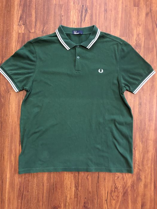 Поло фред пері зелена