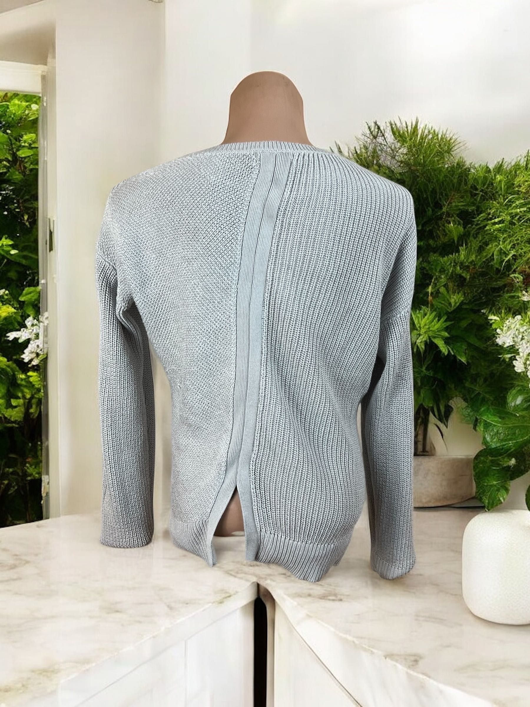 Calvin Klein roz. L damski szary sweter