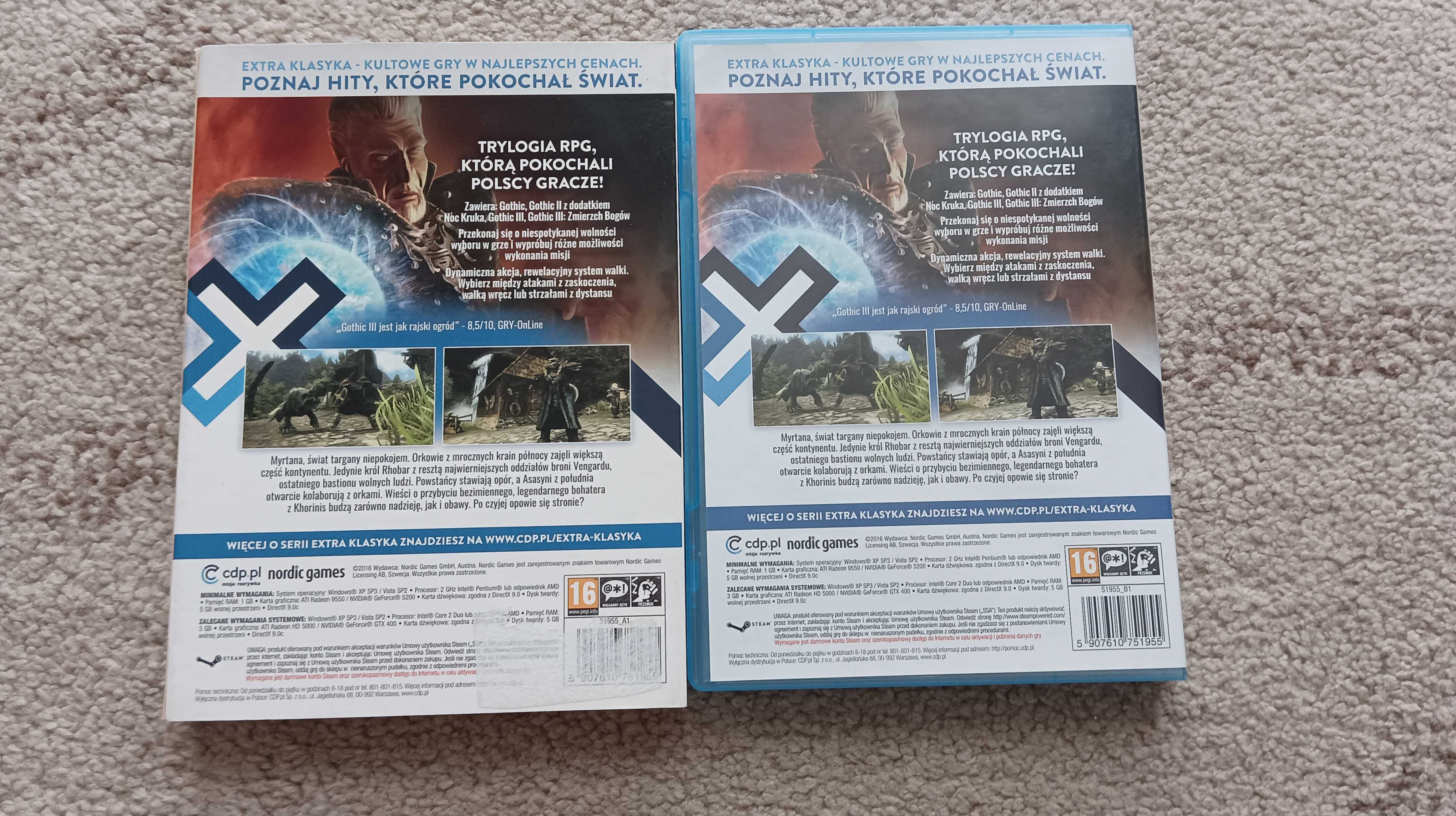 Gra PC Saga Gothic 1-3, Dodatki Noc Kruka oraz Zmierzch Bogów
